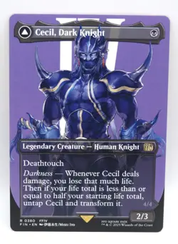 MTG Cecil, Dark Knight (Borderless) Final Fantasy Regular NM Un-Played - Image 1