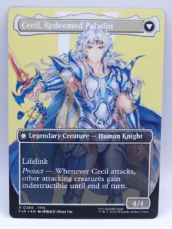 MTG Cecil, Dark Knight (Borderless) Final Fantasy Regular NM Un-Played - Image 2