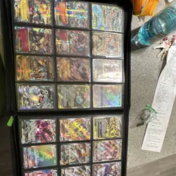 Pokemon TCG Holo Foil Full Art Card Lot in Binder - English Standard Size - Image 1