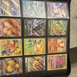 Pokemon TCG Holo Foil Full Art Card Lot in Binder - English Standard Size - Image 2