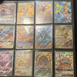 Pokemon TCG Holo Foil Full Art Card Lot in Binder - English Standard Size - Image 3