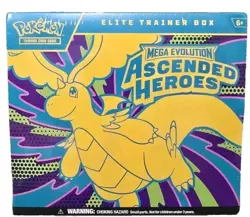Pokemon TCG Mega Evolution Ascended Heroes ETB Elite Trainer Box Factory Sealed - Image 1