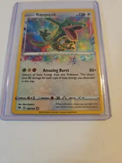 Pokemon TCG Rayquaza Vivid Voltage Holo Rare Card 138/185 - Image 3