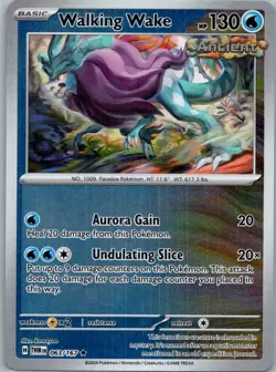 Pokemon Walking Wake SV06: Twilight Masquerade 063/167 Near Mint NM Reverse Holo - Image 1