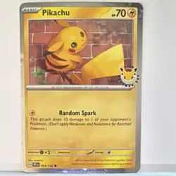 Pokemon TCG Pikachu 051/162 Pokemon Day 2026 30th Stamped Holo Promo - Image 1