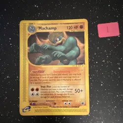 Machamp 051/165 Expedition Base Set Rare Regular Pokemon TCG English - Image 1