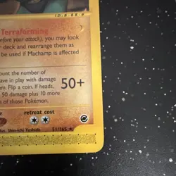 Machamp 051/165 Expedition Base Set Rare Regular Pokemon TCG English - Image 5