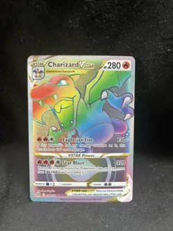 Charizard VSTAR (Secret) 174/172 Brilliant Stars Holo Rare Pokemon Card - Image 2