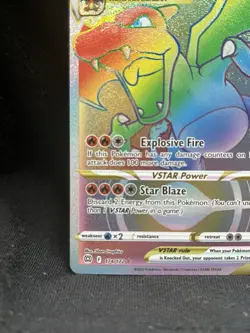 Charizard VSTAR (Secret) 174/172 Brilliant Stars Holo Rare Pokemon Card - Image 4