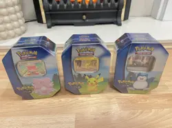 Pokemon Go Tin Set - Pikachu, Blissey & Snorlax - NEW SEALED 820650850776 - Image 2