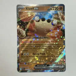 Klawf ex - 120/197 Obsidian Flames Double Rare Pokemon - NM/MINT - Image 1