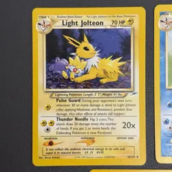 Pokemon Neo Destiny Eeveelutions Light Flareon Light Vaporeon Light Jolteon - Image 2