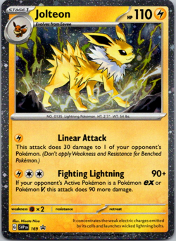 Jolteon 169 Cosmos Holo Promo - Scarlet & Violet - NM✨ - Pokemon TCG - Image 1