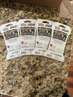 Pokemon Sun & Moon Team Up Sleeved Booster Packs Art Set 4 Packs - Image 2