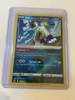 Radiant Hisuian Sneasler 123/196 Ultra Rare Lost Origin Pokemon TCG Near Mint - Image 1