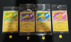 Pokemon 4x Pikachu Batik Set 101 154 155 190 /SV-P Promo with mewtwo chatime - Image 3