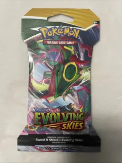 Pokemon Evolving Skies Full Art Set New Sealed Sleeved Blister Booster x4 Packs - Image 4