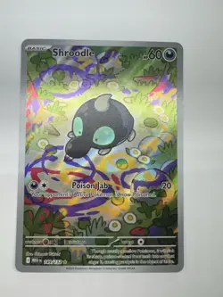 Pokemon Shroodle 149/132 Me01: Mega Evolution Full Art Holo Illustration Rare - Image 1