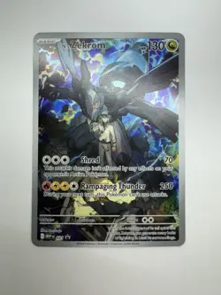 Pokemon N's Zekrom 031 Me Promo Full Art Holo 130 HP Rampaging Thunder Shred - Image 1