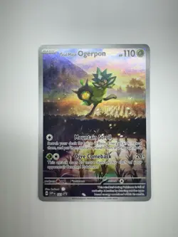 Pokemon Teal Mask Ogerpon 123 Sv: Scarlet & Violet Promo Holo Basic 110 HP - Image 1