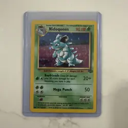 Pokemon TCG Nidoqueen Jungle 7/64 Holo Unlimited Holo Rare Top Loader - Image 3