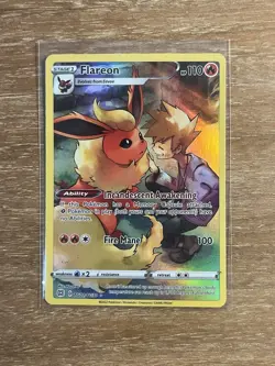 Pokemon TCG Flareon TG01/TG30 Trainer Brilliant Stars Trainer Gallery Near Mint - Image 1