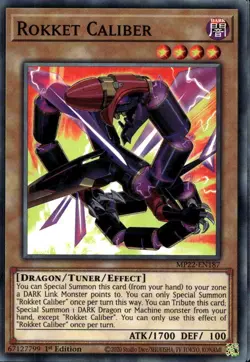 Rokket Caliber 1st Ed Common MP22-EN187 Yu-Gi-Oh! - Image 1