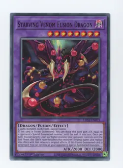 Yugioh Starving Venon Fusion Dragon LDS3-EN073 Common 1st - Image 1