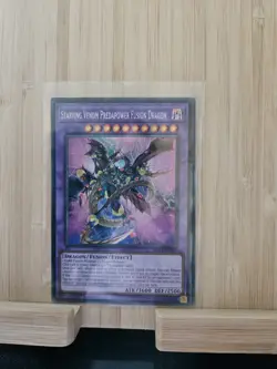 Starving Venom Predapower Fusion Dragon Prismatic Secret 1st MP23-EN081 YuGiOh - Image 1