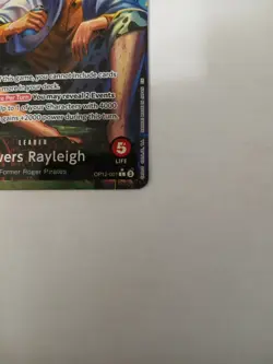 One Piece Legacy of the Master Silvers Rayleigh (Alternate Art) Leader OP12-001 - Image 3