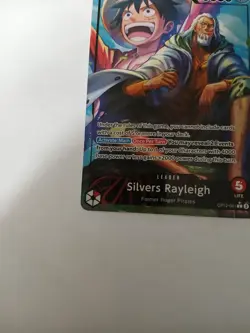 One Piece Legacy of the Master Silvers Rayleigh (Alternate Art) Leader OP12-001 - Image 4