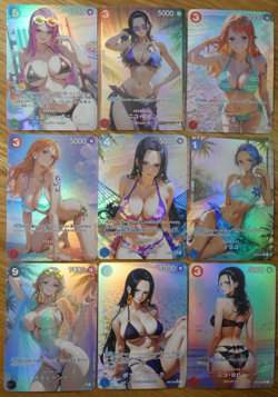Nami Boa Robin Bonney CUSTOM Card One Piece Anime Waifu Goddess Story Doujin - Image 1