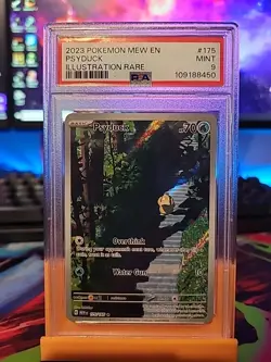Pokemon TCG Psyduck Scarlet Violet-151 PSA 9 Illustration Rare 175/165 - Image 1