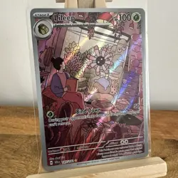 Pokemon TCG Stellar Crown Lileep Full Art Illustration Rare Card 145/142 - Image 1