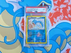 Gyarados Pokemon BW Dragons Exalted Cosmos Holo Promo 24 Reverse Foil - PSA 9 - Image 1