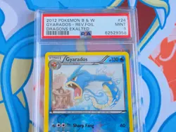 Gyarados Pokemon BW Dragons Exalted Cosmos Holo Promo 24 Reverse Foil - PSA 9 - Image 3