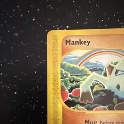 Mankey 092/147 Aquapolis Common Regular 40 HP Pokemon TCG English - Image 2