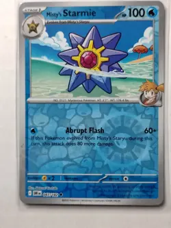 Misty's Starmie Reverse Holo 047/182 Destined Rivals NM Pokemon - Image 1