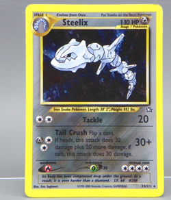 Pokemon TCG 1995-2000 Steelix 15/111 Neo Genesis Vintage Holo - Image 1