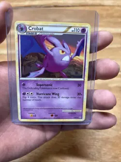 Crobat Unleashed Rare Pokemon TCG 14/95 HeartGold & SoulSilver LP - Image 1