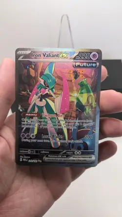Pokemon TCG #249/182 Iron Valiant EX Special Illustration Rare Paradox Rift NM - Image 3