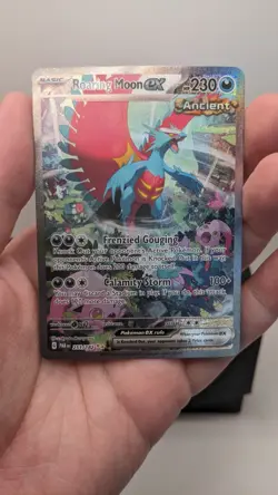 Pokemon TCG #251/182 Roaring Moon EX Special Illustration Rare Paradox Rift NM - Image 3