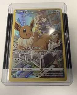 Pokemon Eevee TG11/TG30 Brilliant Stars Trainer Gallery Ultra Rare Holo English - Image 1