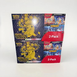 Pokemon Surging Sparks Elite Trainer Box + Booster Bundle, 2-pack IN HAND - Image 1