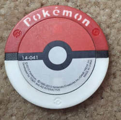2010 TOMY NINTENDO POKEMON JAPANESE BATTRIO GAME TRAPINCH COIN / CHIP, 14-041 - Image 2
