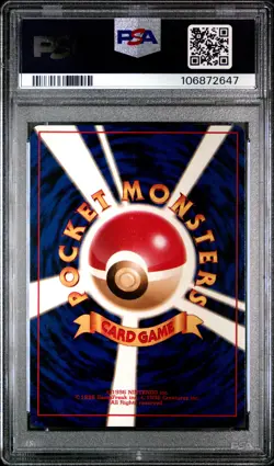 1996 POKEMON JPN BASIC #38 NINETALES-HOLO PSA 9 - Image 2