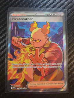 Pokemon TCG Firebreather 119/094 PFLN Trainer-Supporter Full Art Holo 2025 NM - Image 1