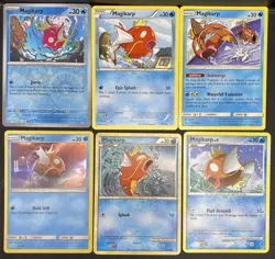 12x Pokemon Cards Magikarp Gyarados Card Lot - Holo Rare Prism Vintage TCG - Image 3