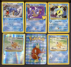 12x Pokemon Cards Magikarp Gyarados Card Lot - Holo Rare Prism Vintage TCG - Image 5