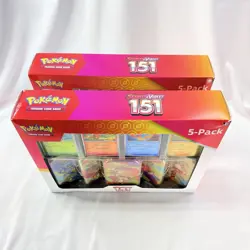 2x Pokemon Scarlet & Violet 151 5 Pack Mini Tins w/ 4 Promos Costco 5-Pack - Image 2